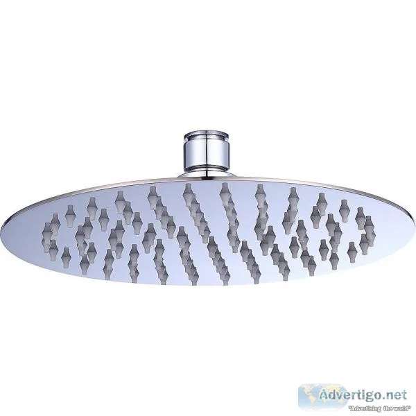200mm Shower Head Round 304SS Polished Chrome Finish