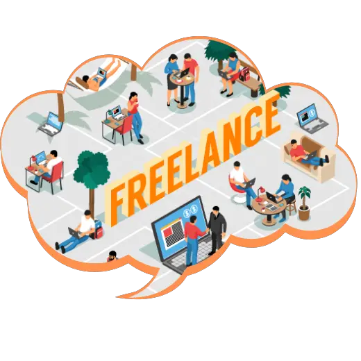 Contact us now to get hired as a freelance