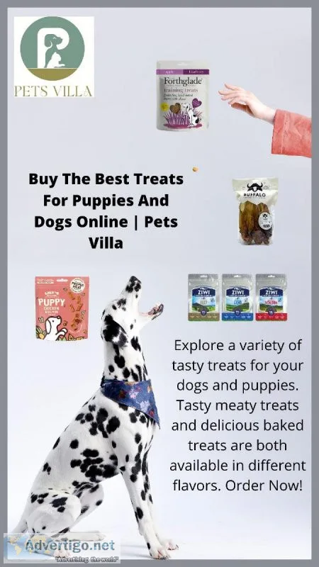 Buy The Best Treats For Puppies And Dogs Online  Pets Villa