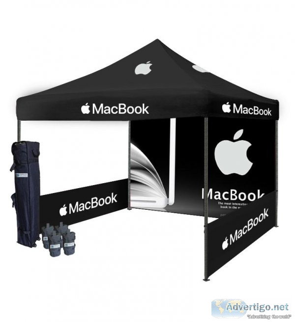 Pop Up Canopy With Custom Graphics Design