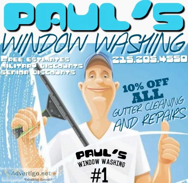 Window washinggutter cleaning and repairs
