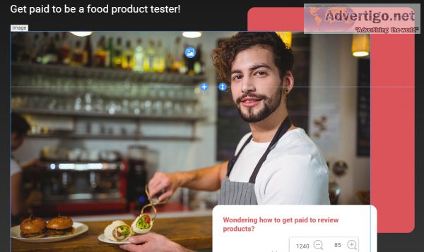 Get paid to be a food product tester