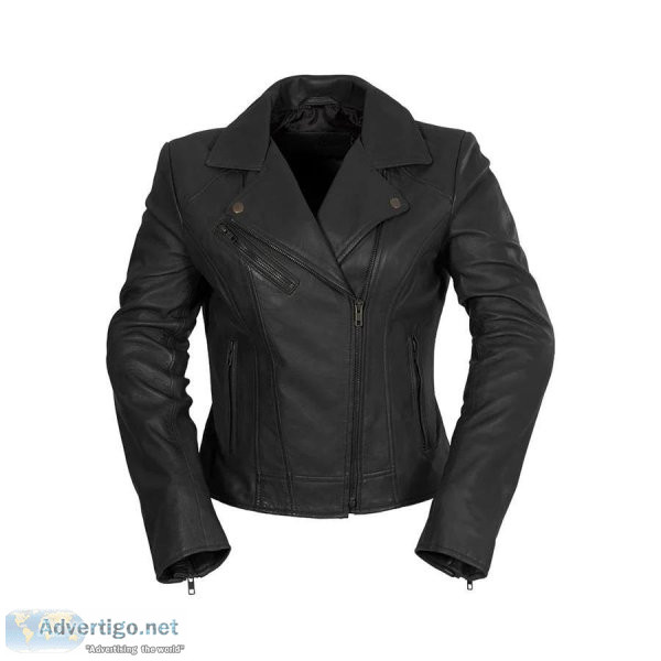 Whet Blu Moto Stylish Leather Jacket for Women - Zooloo Leather