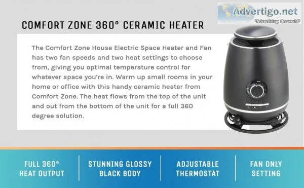 COMFORT ZONE HEATERS FOR SALE