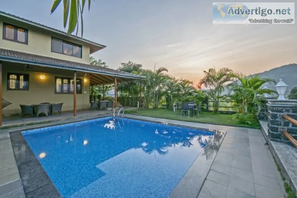 Bungalow in lonavala with swimming pool