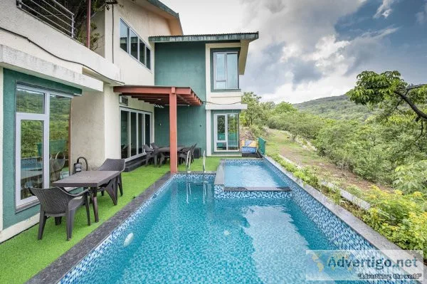 Bungalows in lonavala with swimming pool on rent