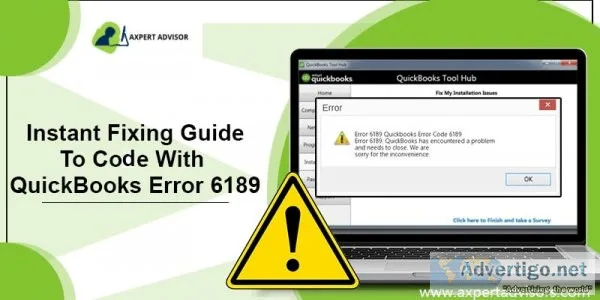 How to troubleshoot quickbooks error code 6189?