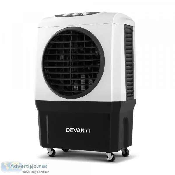 Devanti Evaporative Air Cooler Industrial Commercial Portable Wa