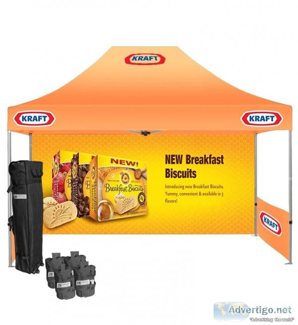 Custom Printed Outdoor Canopy Tents With Unique Graphics