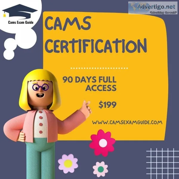 Cams Certification  CAMS Exam Guide
