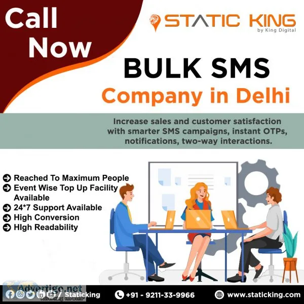 Are you looking for bulk sms company in delhi
