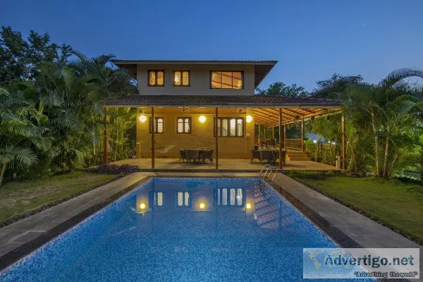 Luxury valley view villa with private pool in lonavala