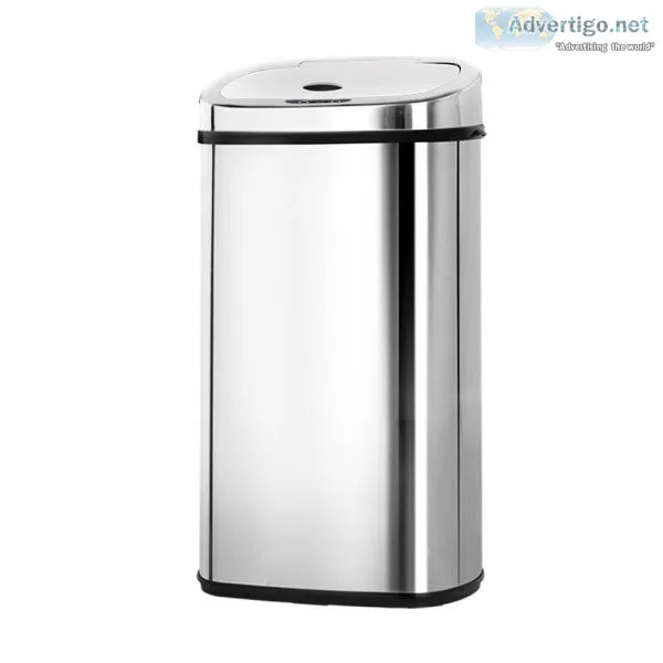 50L Stainless Steel Motion Sensor Rubbish Bin