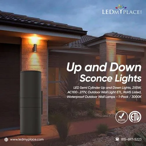 Buy Best Up and Down Sconce Lights for Your Home or Office