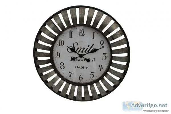 82cm Viking Metal Wall Clock