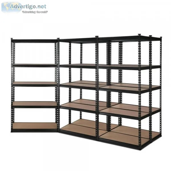 5x1.5M Warehouse Shelving Racking Storage Garage Steel Metal She