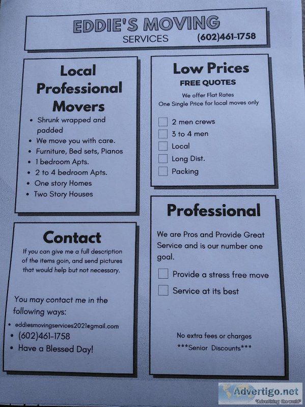 Eddie s Movings Services