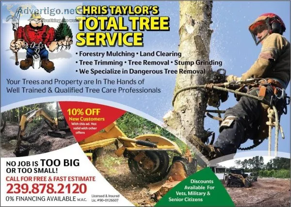 Free estimates grapple loads dumpster service tree service
