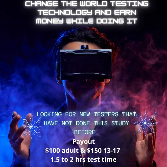Exclusive Virtual Reality Focus Group Get Paid