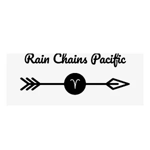 Rain chain dos rayas cup