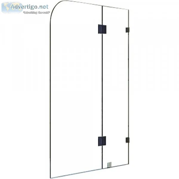 900 X 1450mm Frameless Bath Panel 10mm Glass Shower Screen By De
