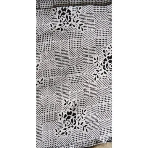 Printed polyester jacquard fabric
