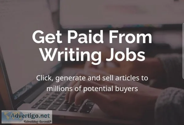 Get Paid From Writing Jobs