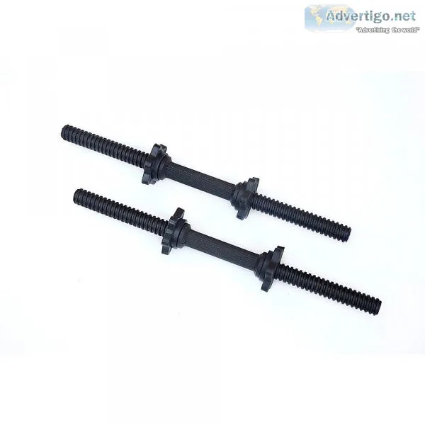 45CM &ndash 1 PAIR DUMBBELL BAR 25MM DIAMETER &ndash PVC COATED 