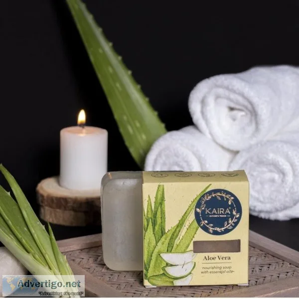 Aloe vera soap for acne and dark spots