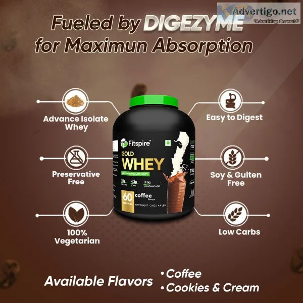 Best isolate whey protein with low carbs, soya & gulten free, ea
