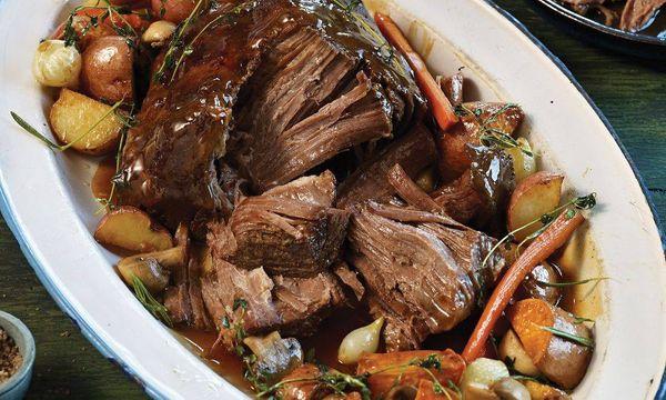 Pre- Cooked Pot roast for Adams Natural Meats