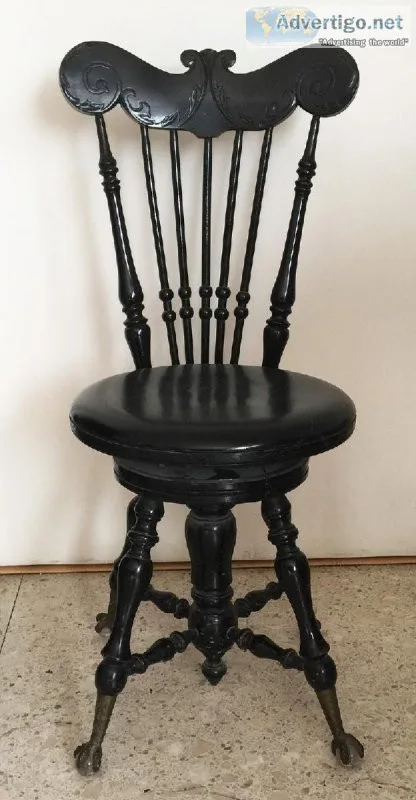 Antique Piano Chair