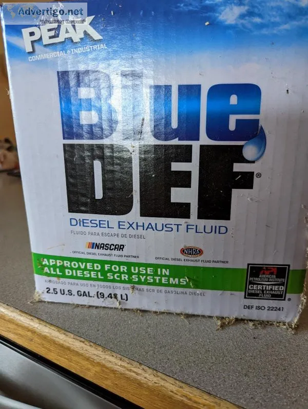 FOR SALE BLUE DEF DIESEL EXHAUST FLUID