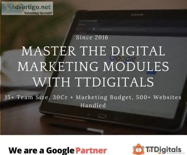 Digital Marketing Modules &ndash TTDigitals
