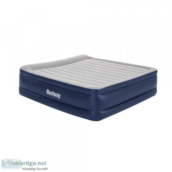 Bestway King Air Bed Inflatable Mattress Sleeping Mat Battery Bu