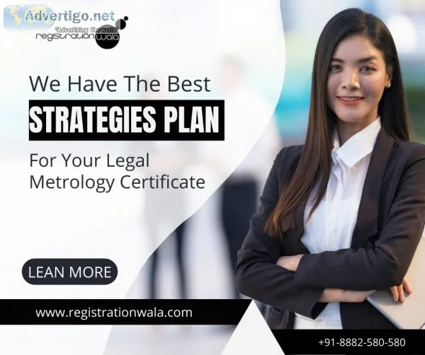 Legal metrology certificate