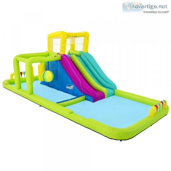 Bestway Inflatable Water Pack Pool Slide Castle Playground H2OGO
