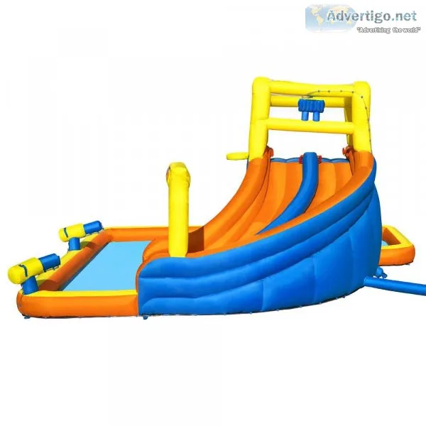 Bestway Inflatable Water Slide Jumping Castle Double Slides For 