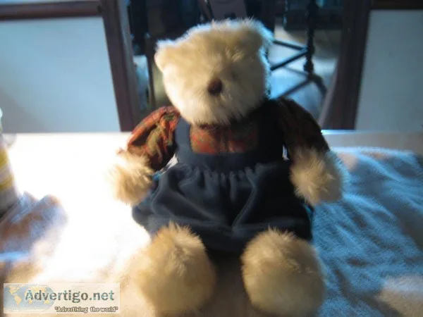 Teddy Bear all dressed up. Recommended for ages 3 and up. &copy 