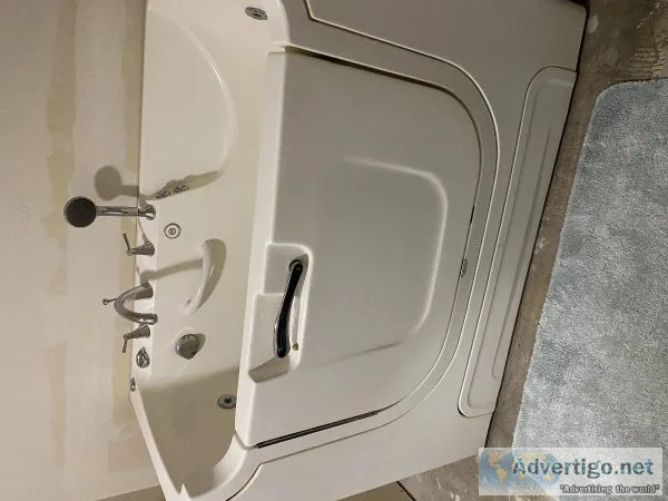 Relax in your gorgeous walk-in tub
