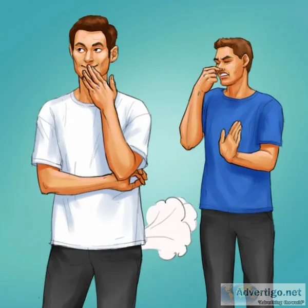Fart odor eliminator for dogs and people