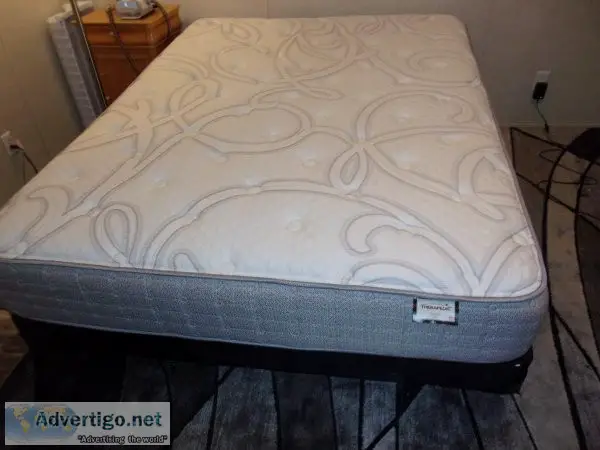 queen size bed complete frame mattress box springs