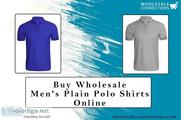 Buy Wholesale Men s Plain Polo Shirts Online