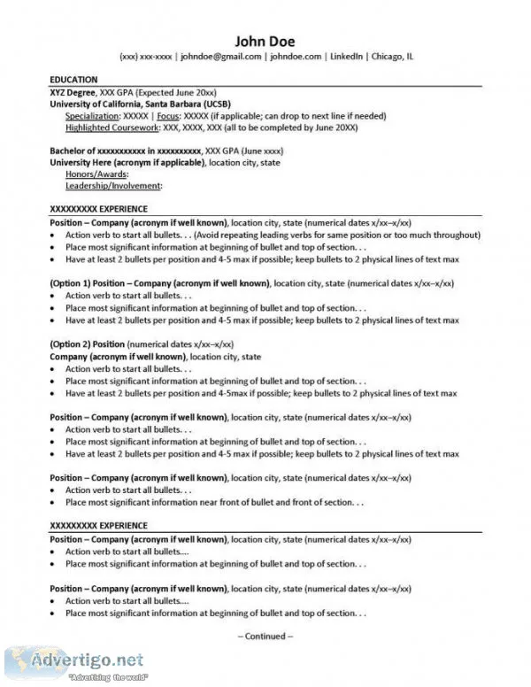 Trouble-Free and Professional Career Services (Cover Letter CV R