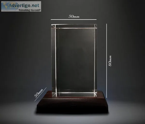 3d photo laser engraved personalized crystal gifts for birthday,