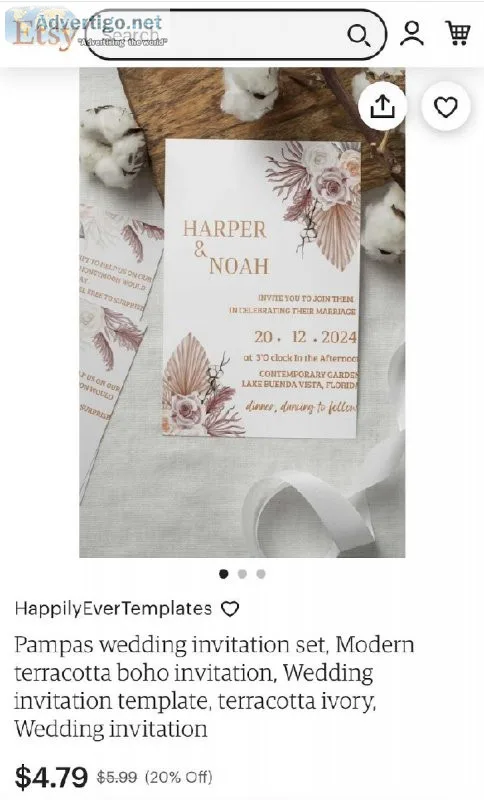 Customizable Wedding Invites