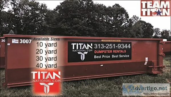 Affordable dumpster rentals 313-251-9344 oakland wayne ma