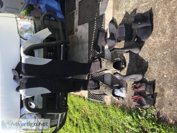 5ml semi dry suit hoods fins boots and gloves