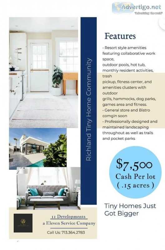 Luxury Tiny Home Community (2023)