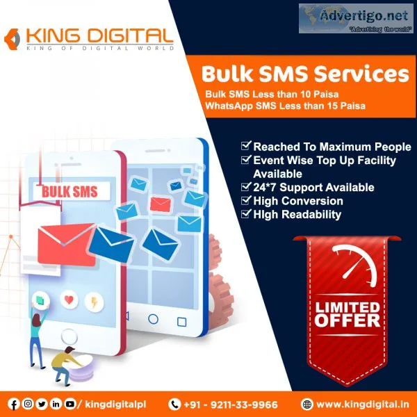 Best bulk sms service provider in delhi